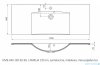 Oristo Skagen szafka z umywalką wisząca 119x50x45 piaskowy mat OR49-SD1S-120-10/UME-AM-120-92-C